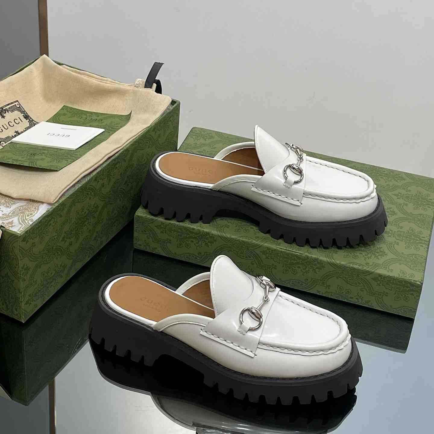 Gucci Women's Mule With Horsebit - DopestKickz