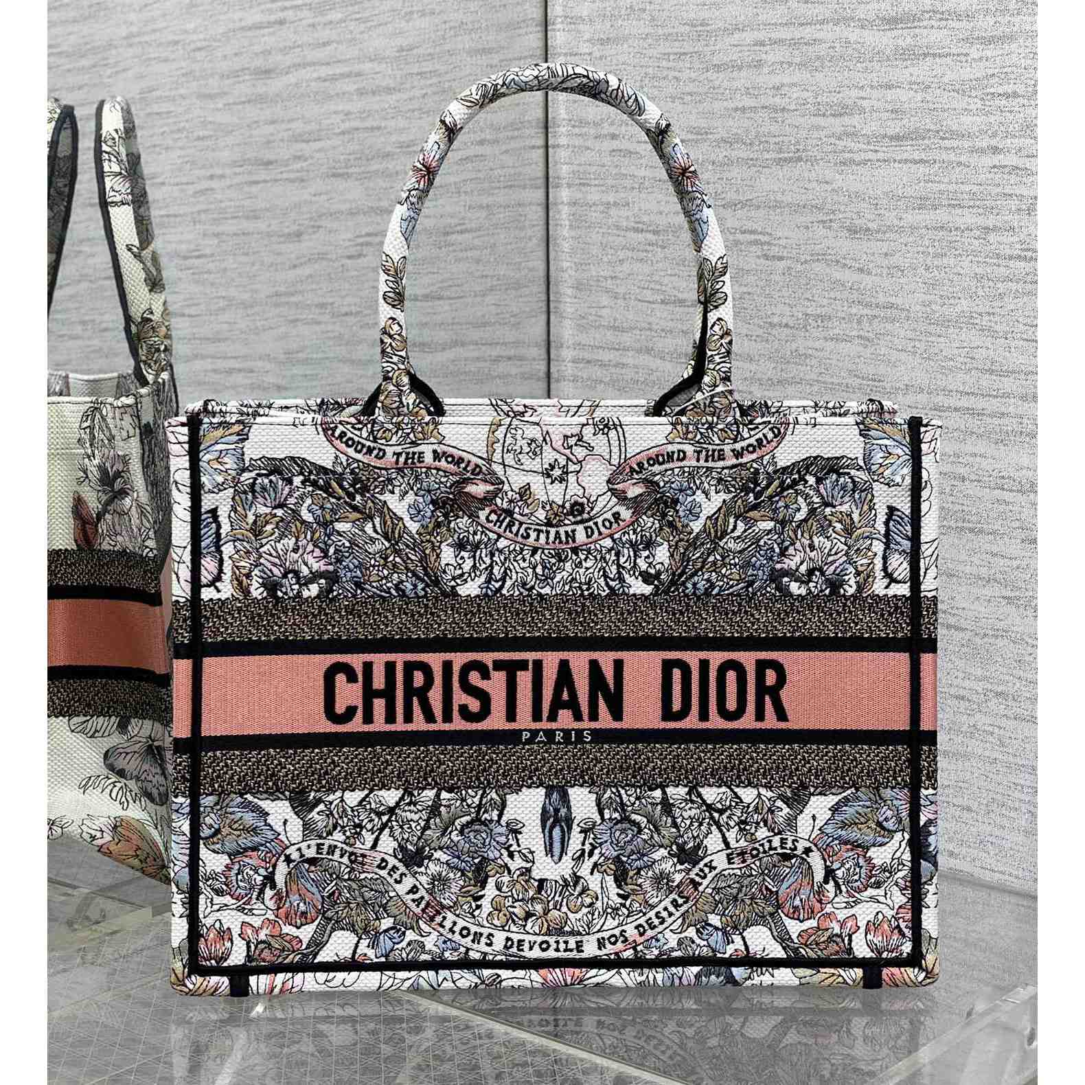 Dior Medium Dior Book Tote - DopestKickz