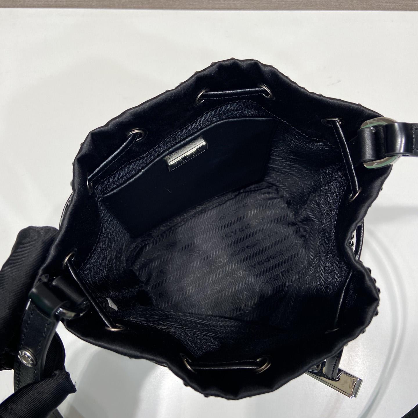 Prada Satin Mini-Bag With Crystals(16-21-10cm) - DopestKickz