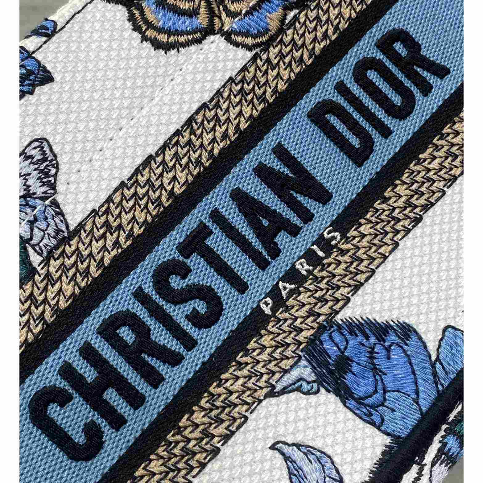 Dior Mini Dior Book Tote With Strap - DopestKickz