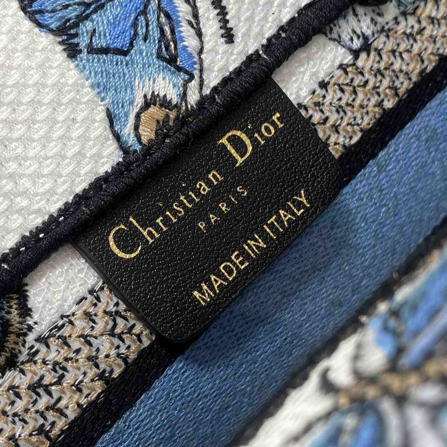 Dior Mini Dior Book Tote With Strap - DopestKickz