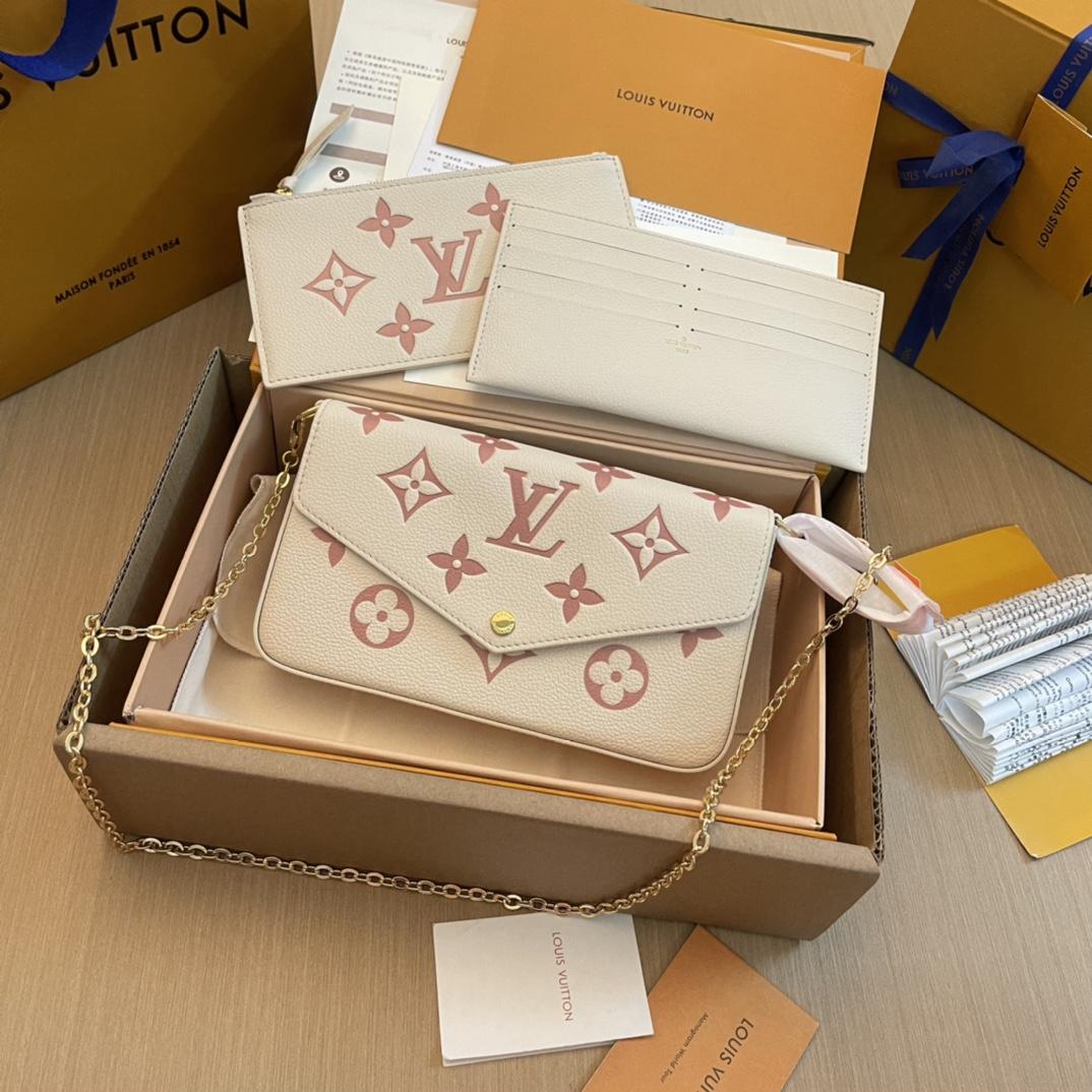 Louis Vuitton Félicie Pochette (21x12x3cm)   M82047 - DopestKickz