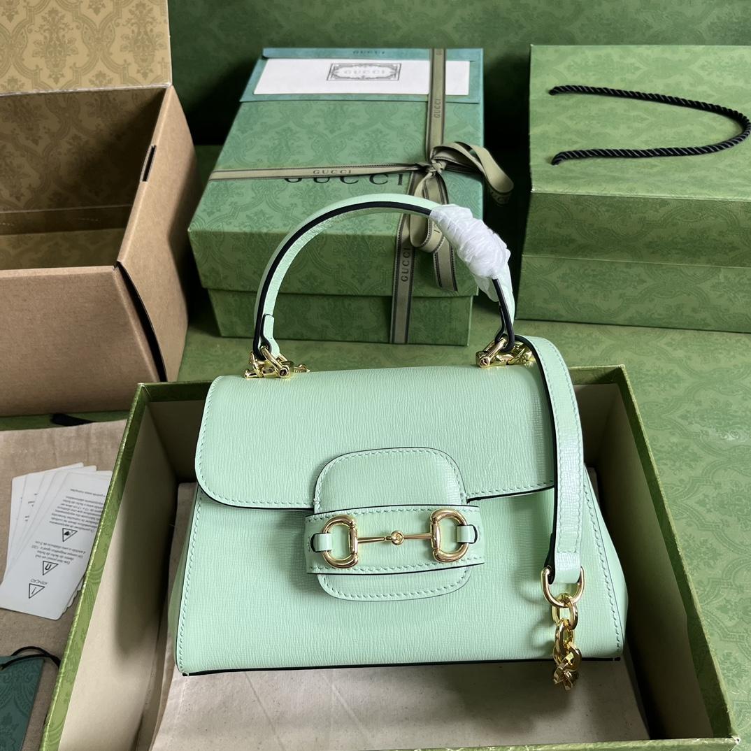 Gucci Horsebit 1955 Mini Top Handle Bag(22x16x10.5cm) - DopestKickz