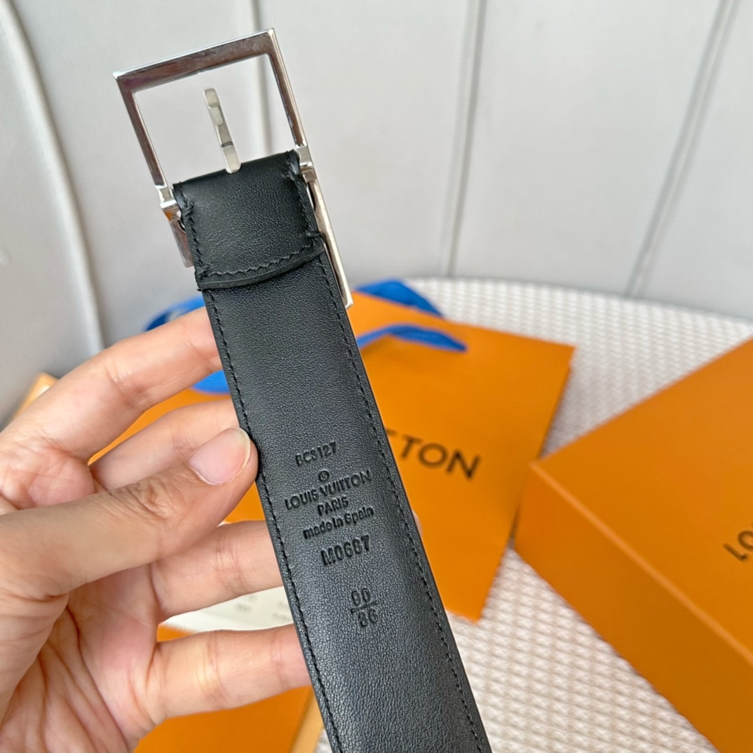 Louis Vuitton LV Skyline 35mm Belt - DopestKickz