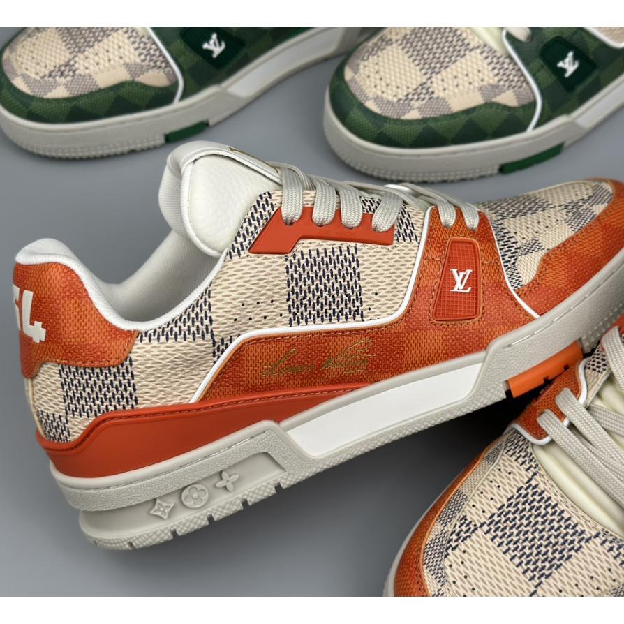 Louis Vuitton LV Trainer Sneaker (Upon UK Size) 1AC56P - DopestKickz