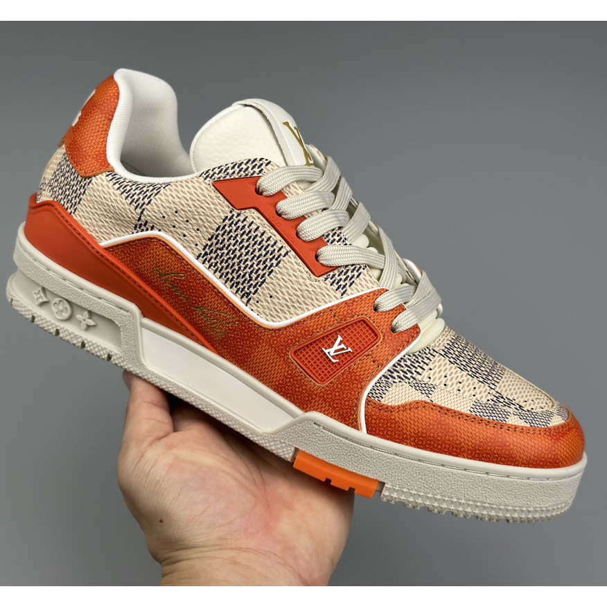 Louis Vuitton LV Trainer Sneaker (Upon UK Size) 1AC56P - DopestKickz