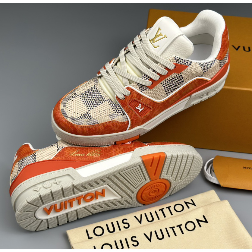 Louis Vuitton LV Trainer Sneaker (Upon UK Size) 1AC56P - DopestKickz