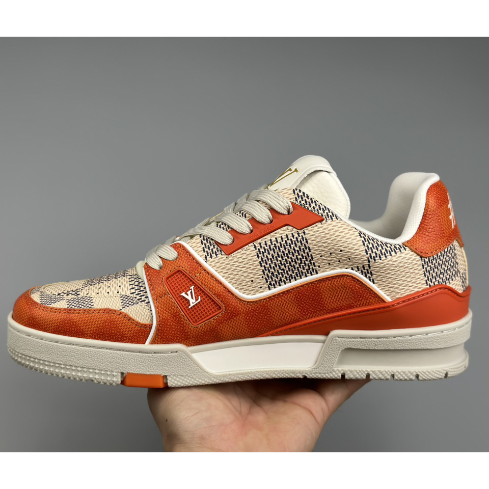 Louis Vuitton LV Trainer Sneaker (Upon UK Size) 1AC56P - DopestKickz