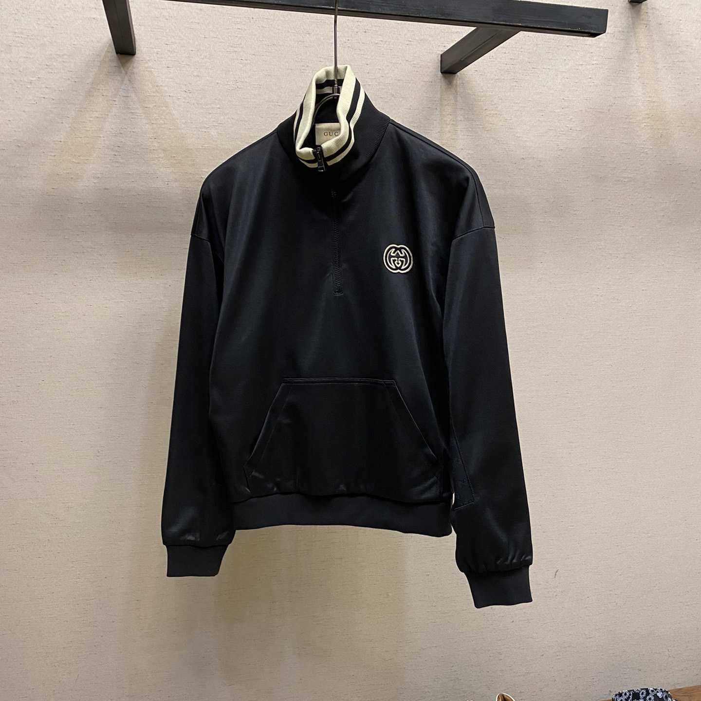 Gucci Technical Jersey Half Zip Jacket  - DopestKickz