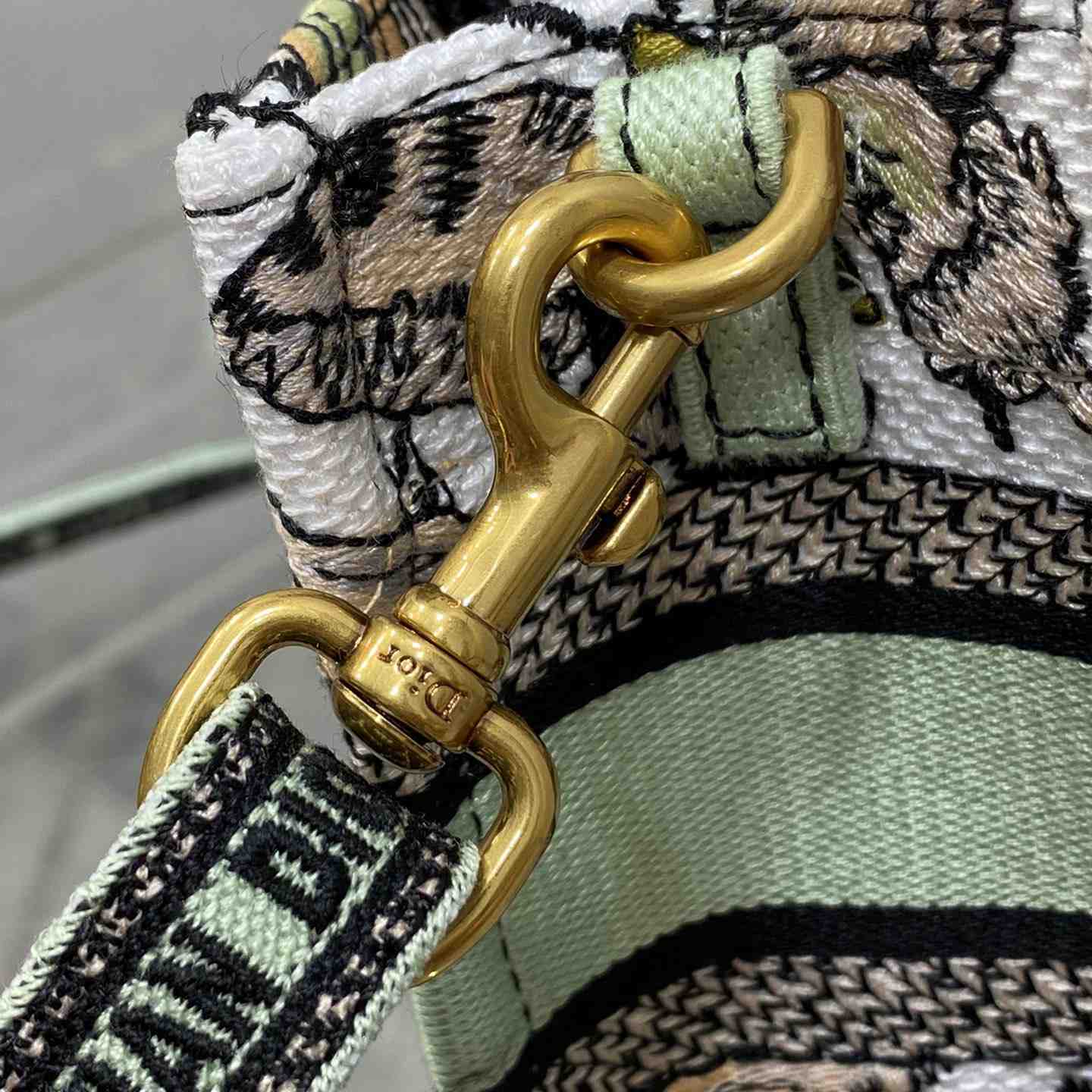 Dior Mini Dior Book Tote With Strap - DopestKickz