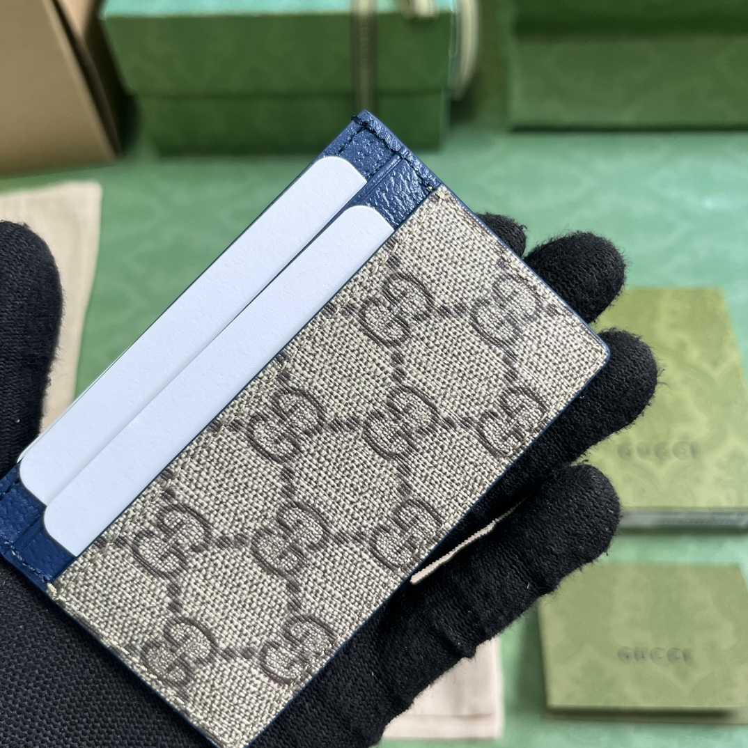 Gucci Card Case With GG Detail - DopestKickz