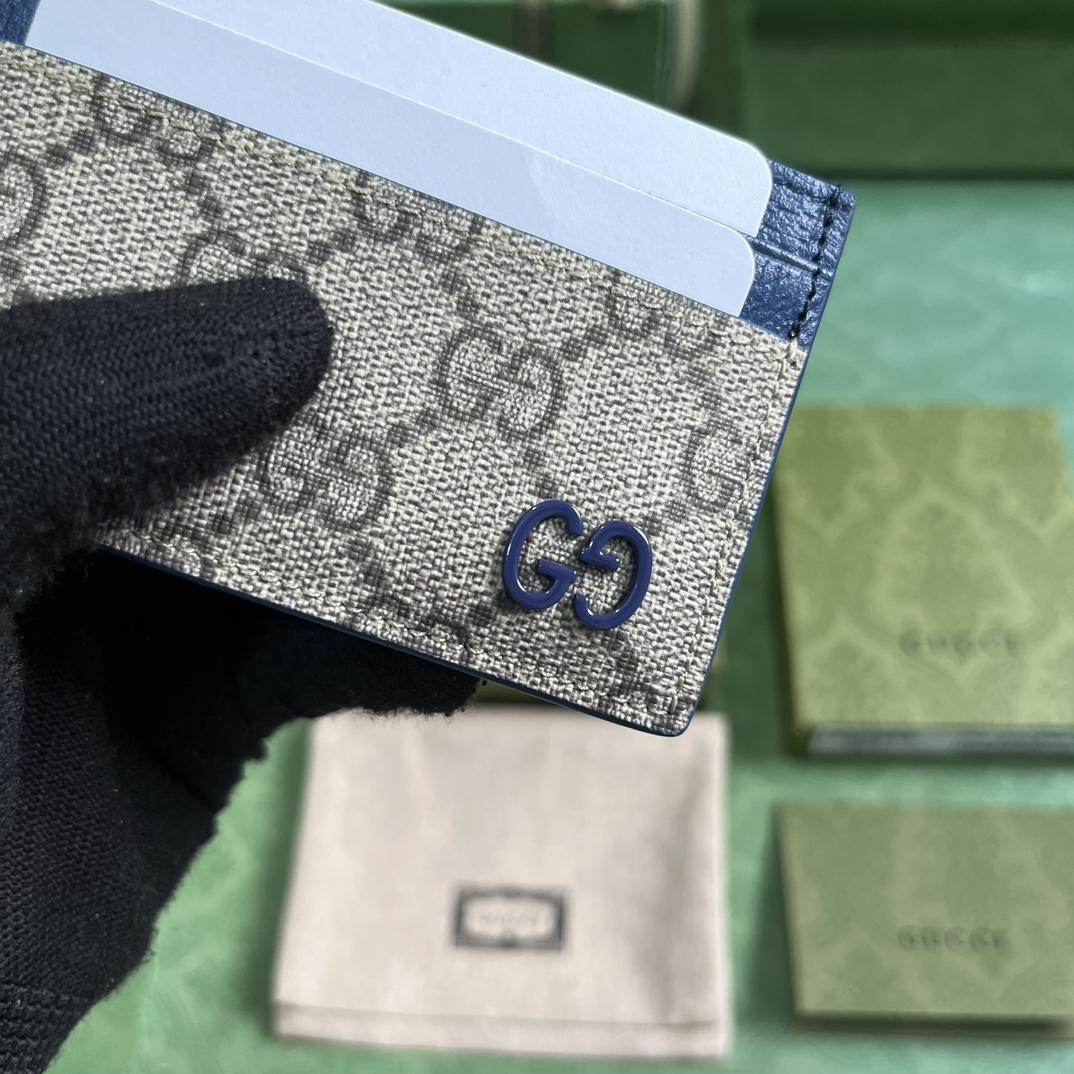 Gucci Card Case With GG Detail - DopestKickz