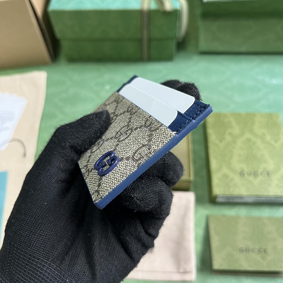 Gucci Card Case With GG Detail - DopestKickz