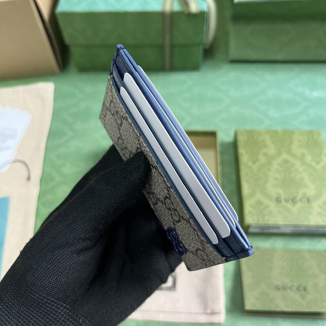 Gucci Card Case With GG Detail - DopestKickz