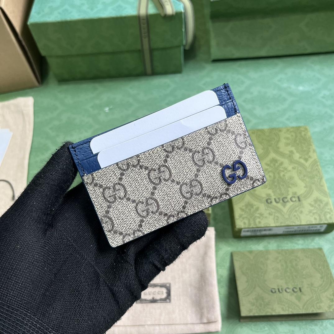 Gucci Card Case With GG Detail - DopestKickz