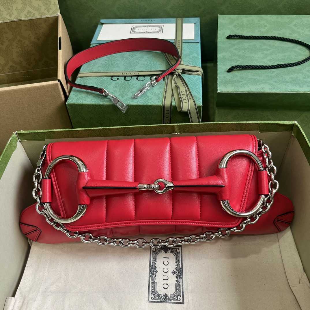 Gucci Horsebit Chain Medium Shoulder Bag (38x 15x 16cm) - DopestKickz