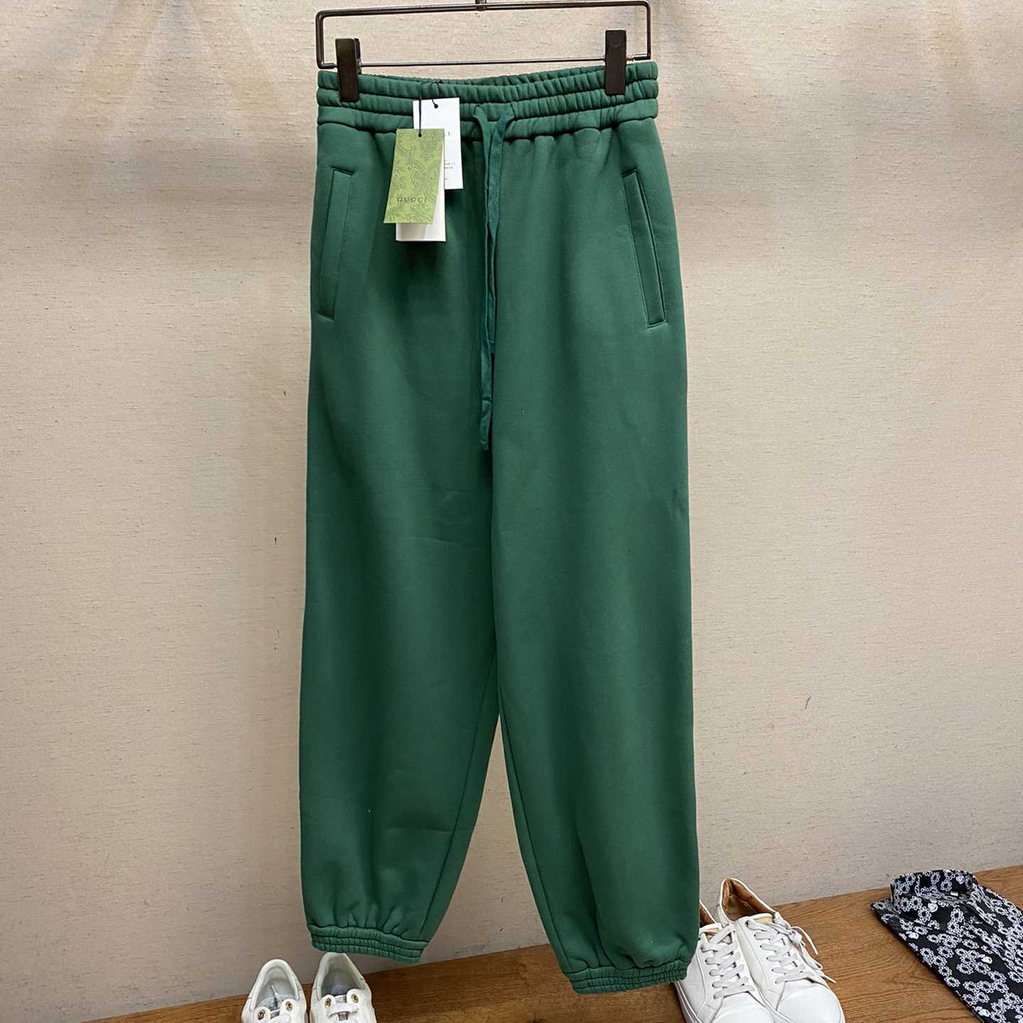 Gucci Cotton Jersey Track Pant With Web - DopestKickz