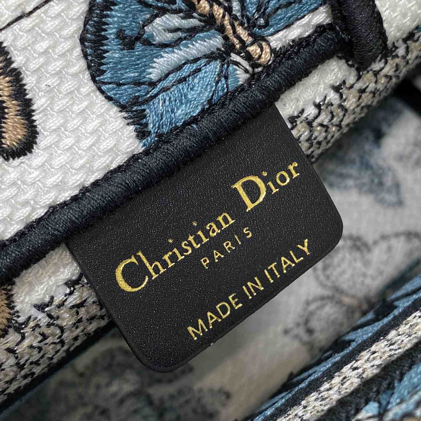 Dior Mini Dior Book Tote With Strap - DopestKickz