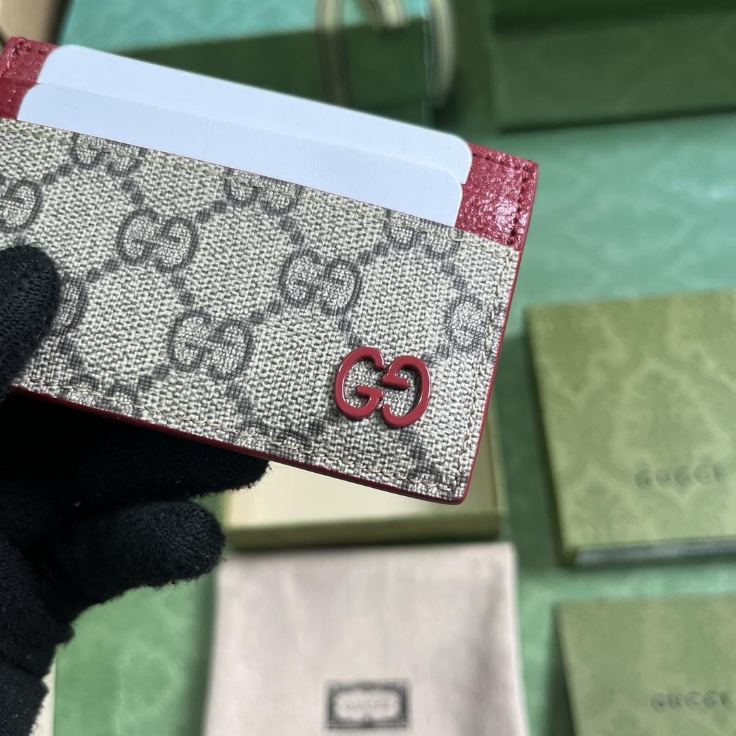 Gucci Card Case With GG Detail - DopestKickz