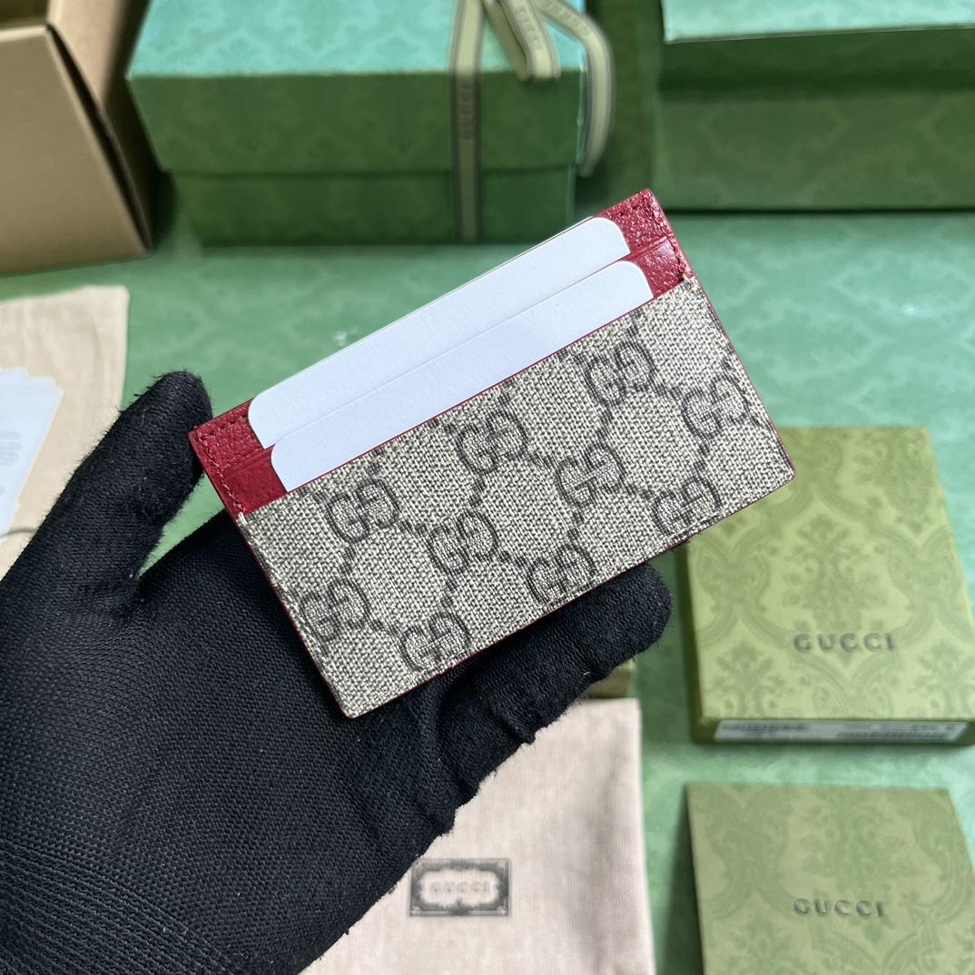 Gucci Card Case With GG Detail - DopestKickz