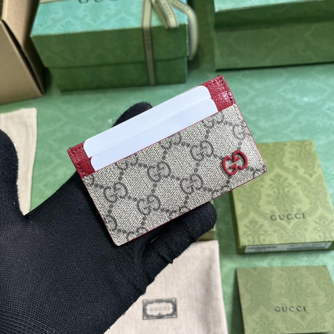Gucci Card Case With GG Detail - DopestKickz