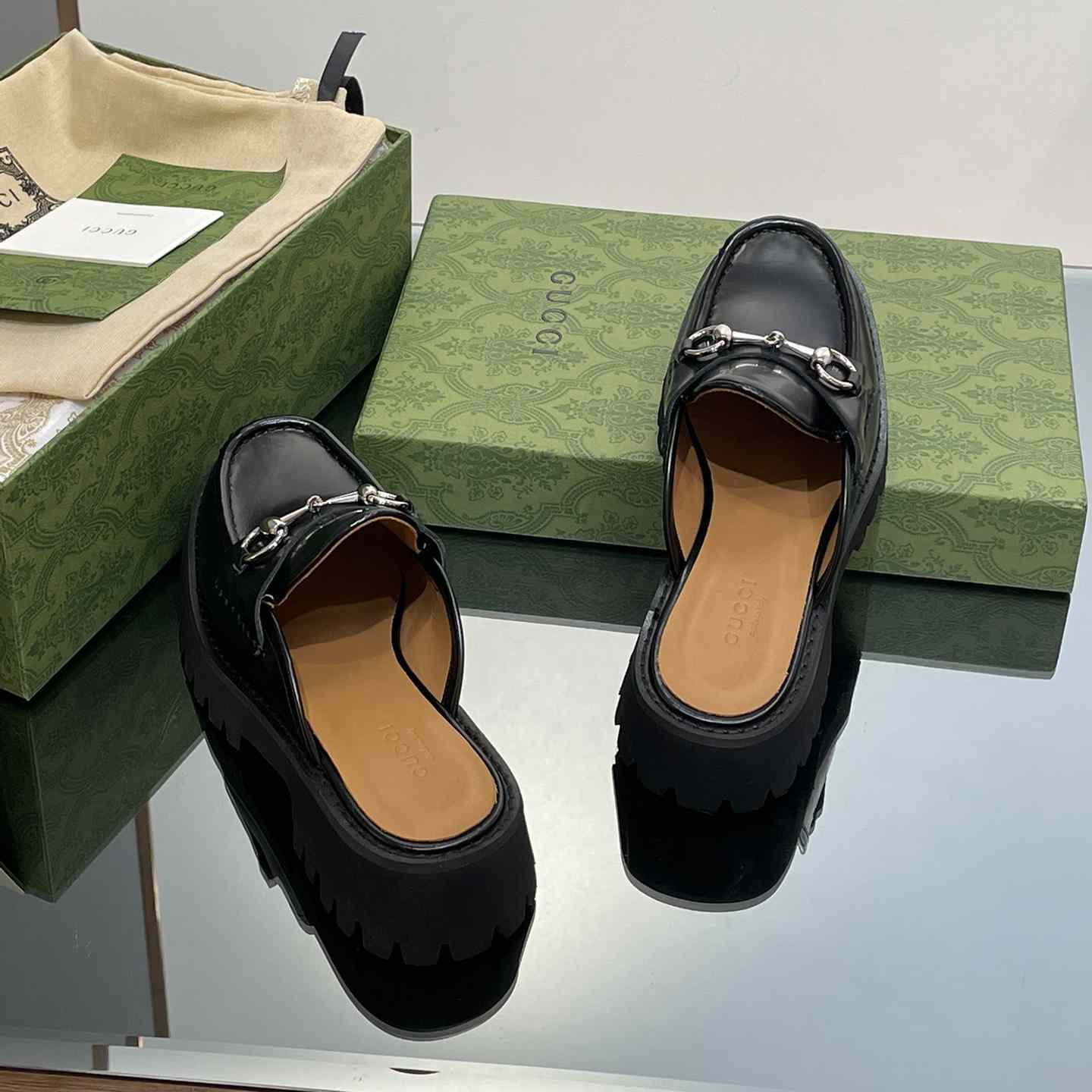 Gucci Women's Mule With Horsebit - DopestKickz