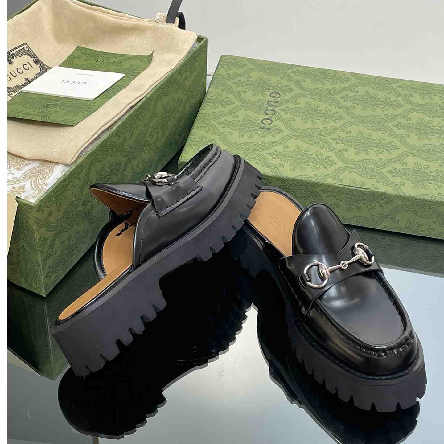 Gucci Women's Mule With Horsebit - DopestKickz