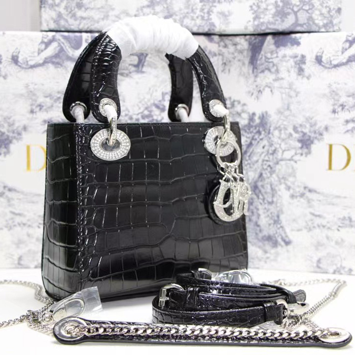 Dior Alligator Mini Lady Dior Bag (17-15-7cm) - DopestKickz