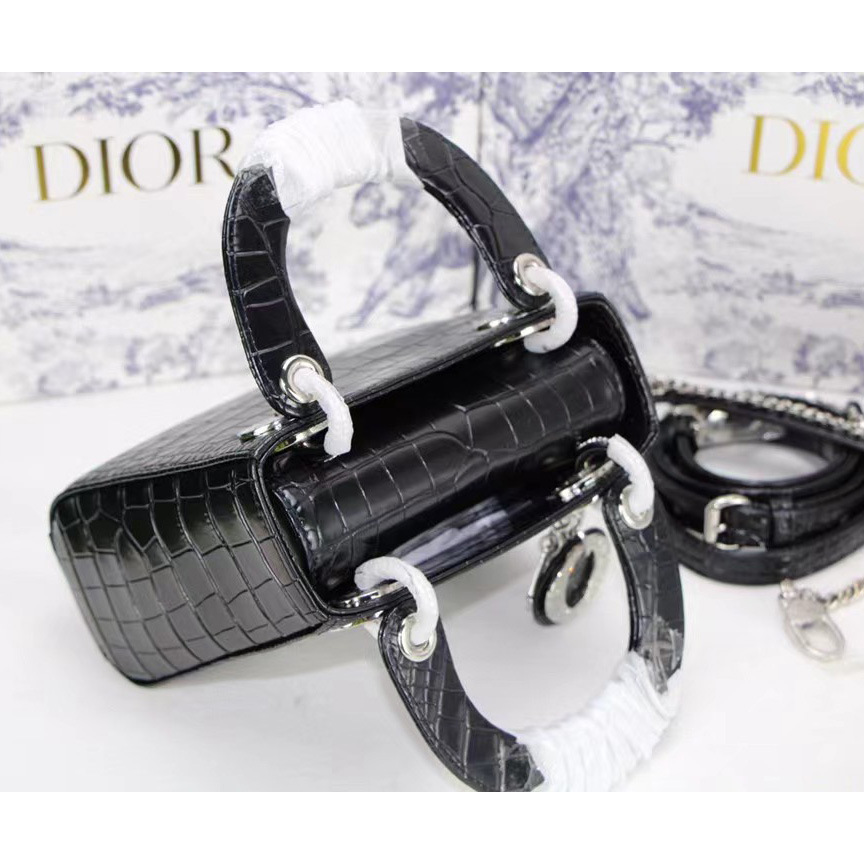 Dior Alligator Mini Lady Dior Bag (17-15-7cm) - DopestKickz