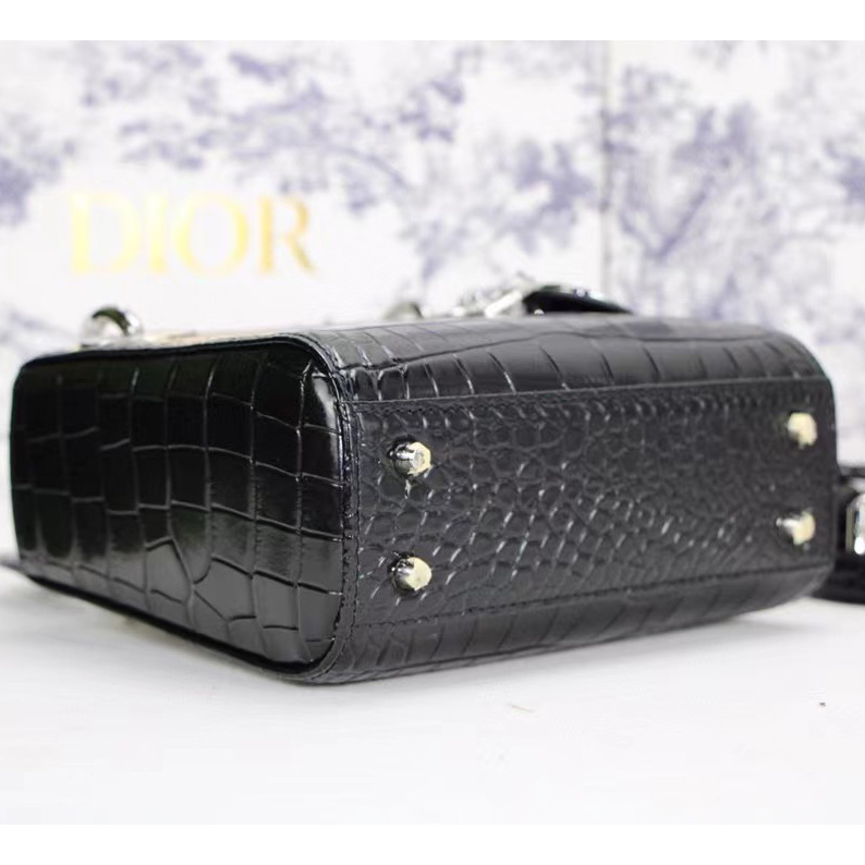 Dior Alligator Mini Lady Dior Bag (17-15-7cm) - DopestKickz