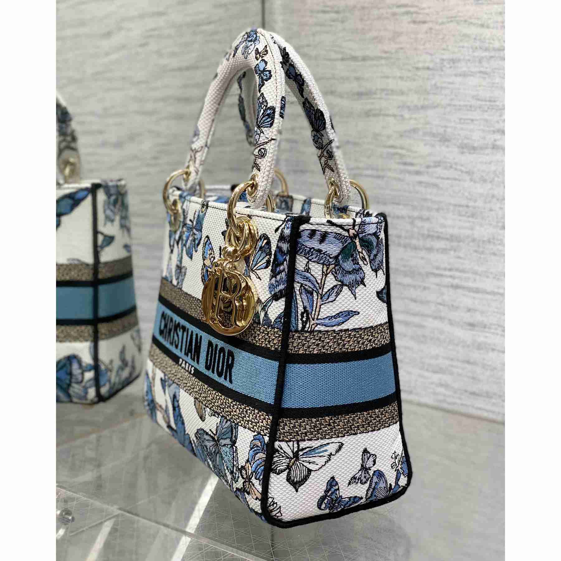 Dior Medium Lady D-lite Bag - DopestKickz