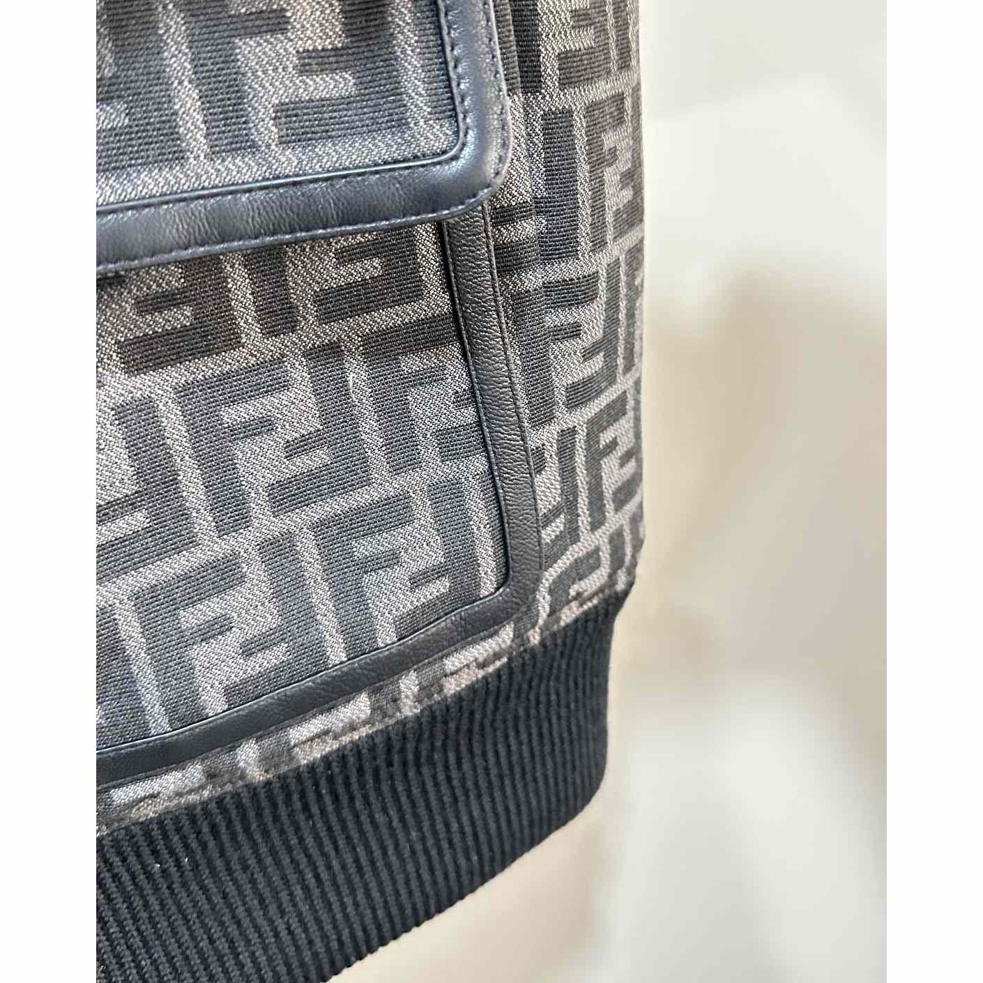 Fendi FF Jacquard Fabric Jacket - DopestKickz