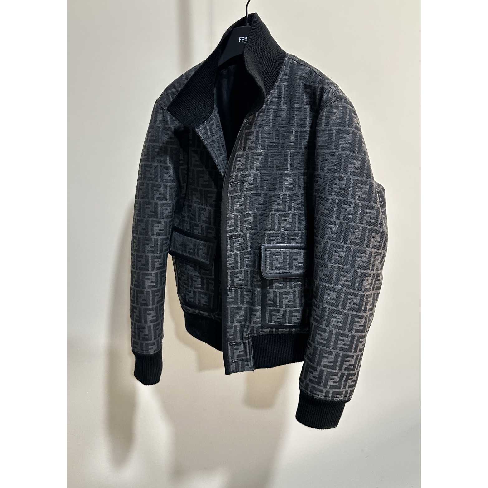 Fendi FF Jacquard Fabric Jacket - DopestKickz