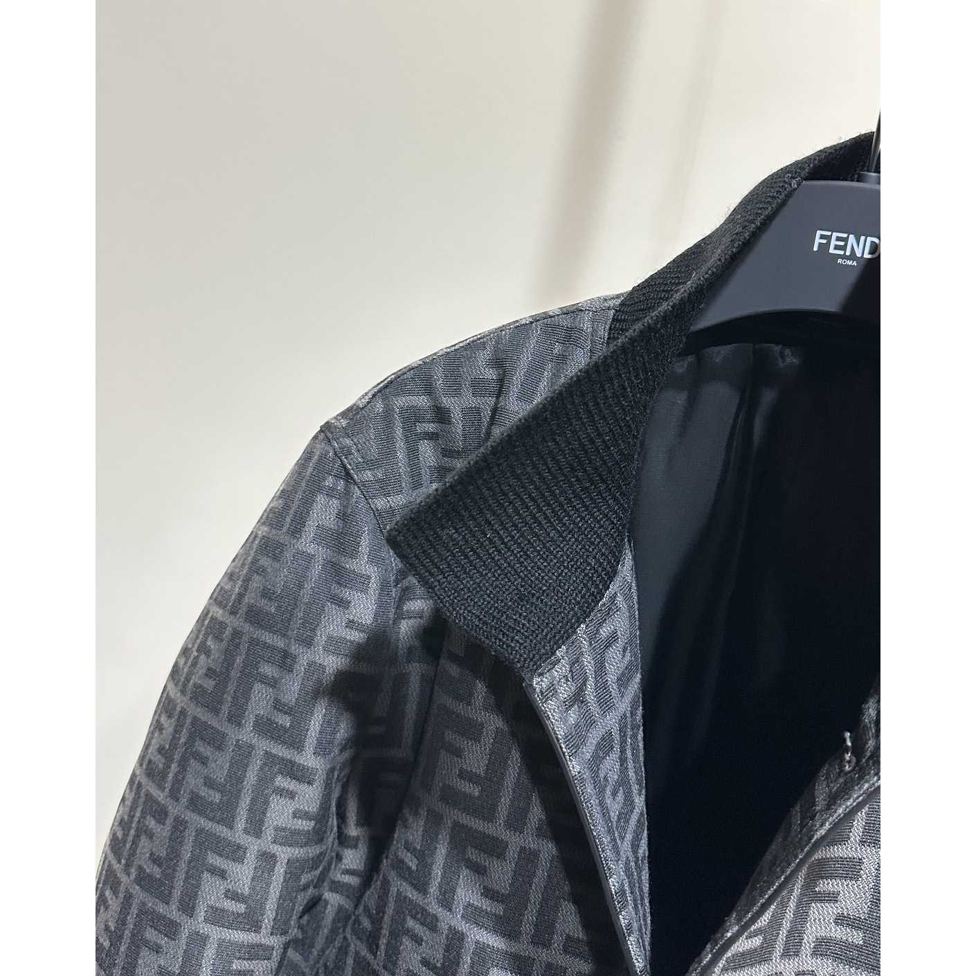 Fendi FF Jacquard Fabric Jacket - DopestKickz