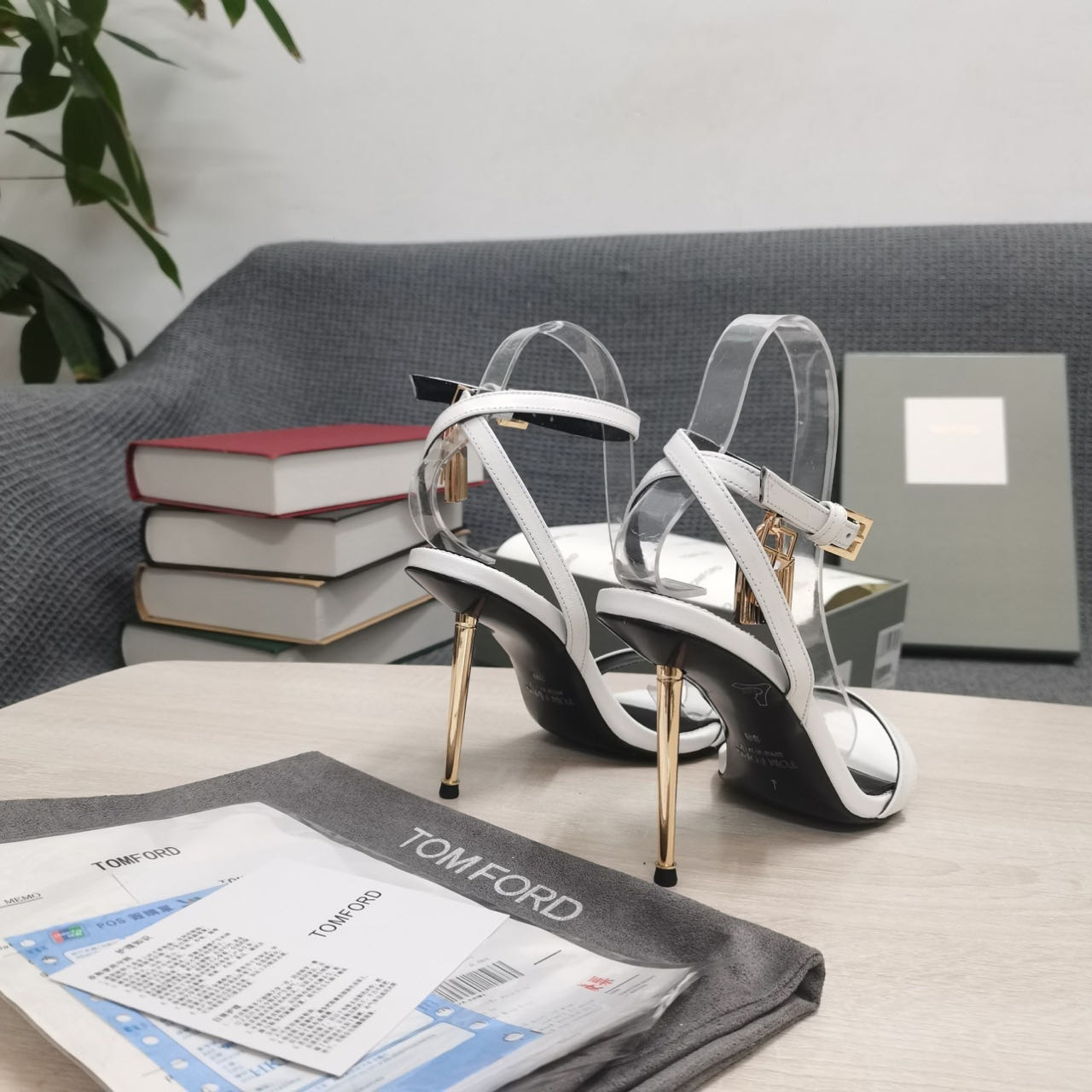 Tom Ford Chain-Embellished Sandals - DopestKickz