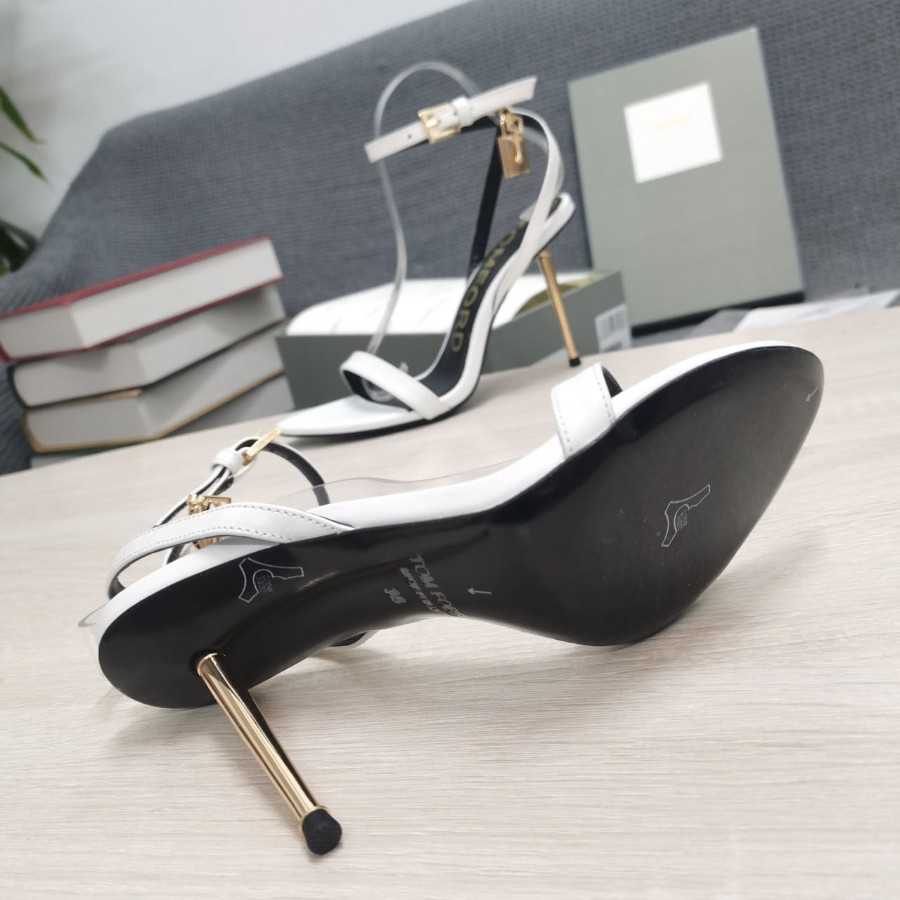 Tom Ford Chain-Embellished Sandals - DopestKickz