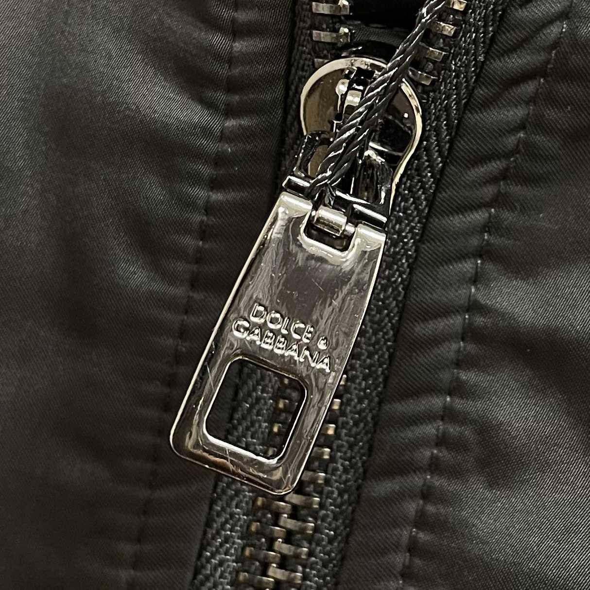 Dolce & Gabbana Satin Jacket With Embroidered Dg Patch - DopestKickz