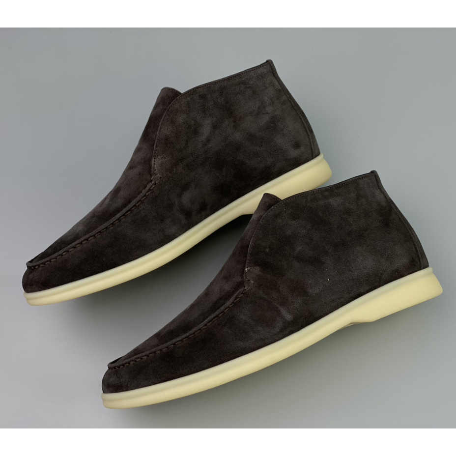 Loro Piana White Sole Summer Walk Loafers - DopestKickz