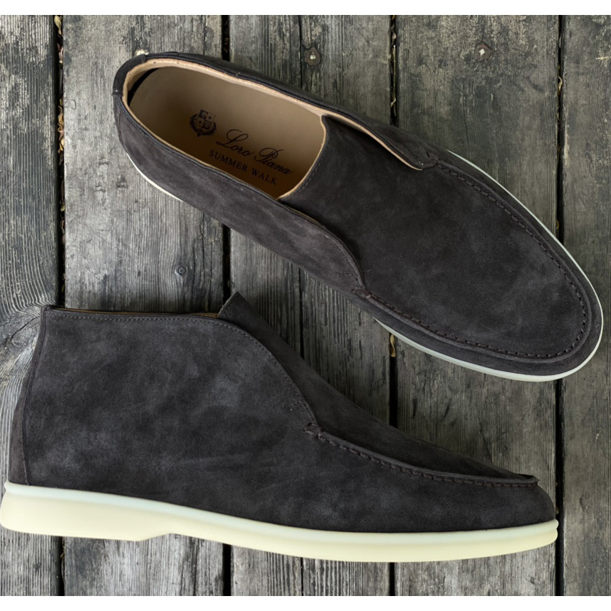 Loro Piana White Sole Summer Walk Loafers - DopestKickz