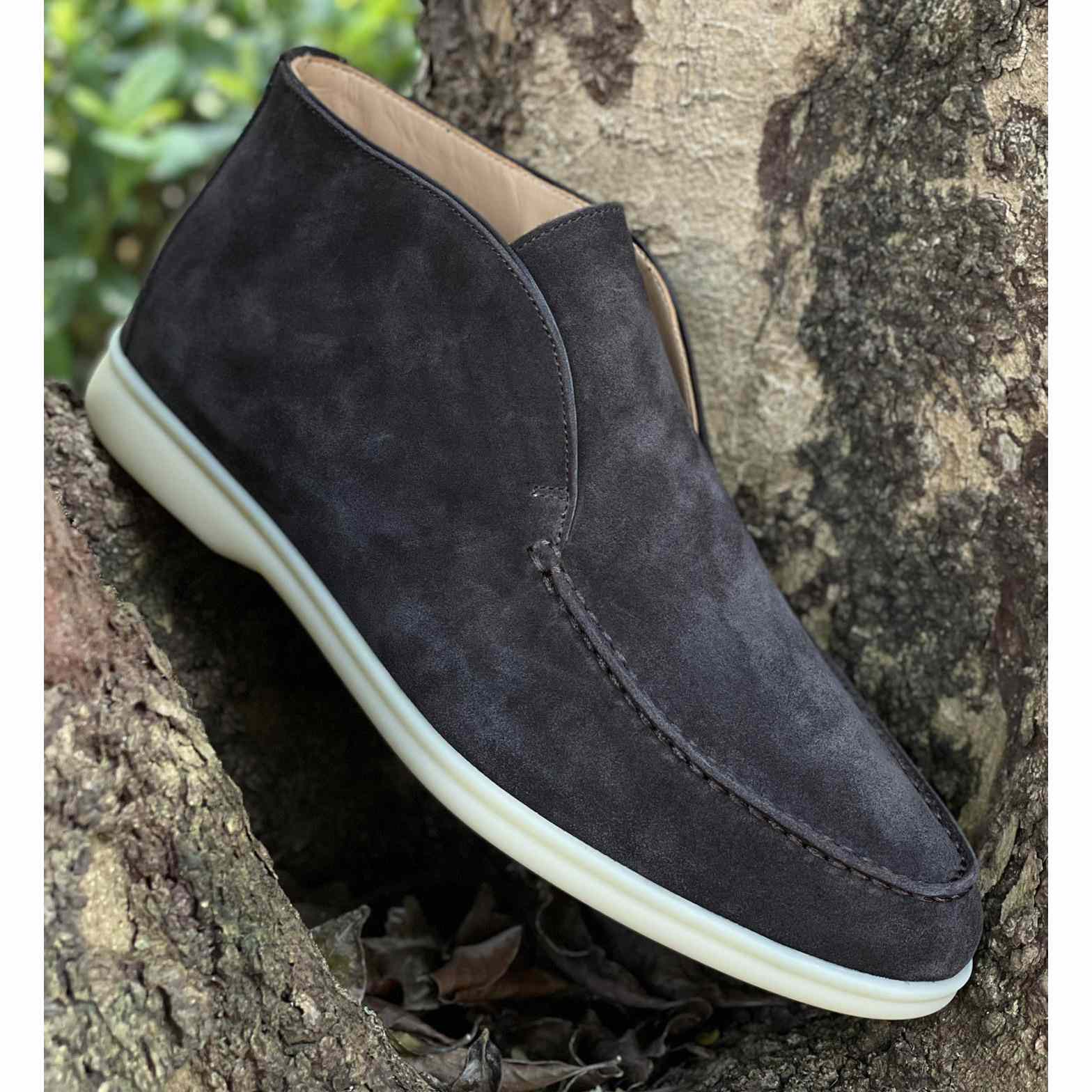 Loro Piana White Sole Summer Walk Loafers - DopestKickz