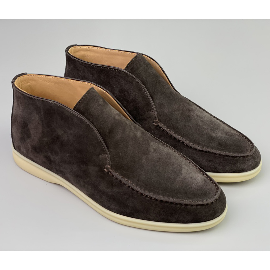 Loro Piana White Sole Summer Walk Loafers - DopestKickz