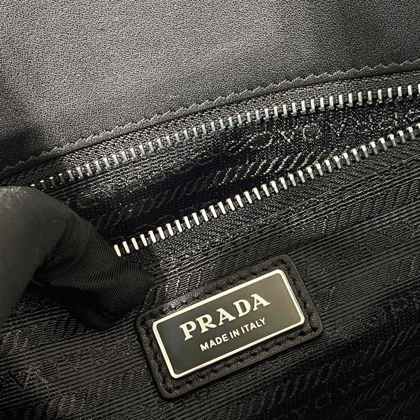Prada Brushed Leather Tote With Water Bottle - DopestKickz