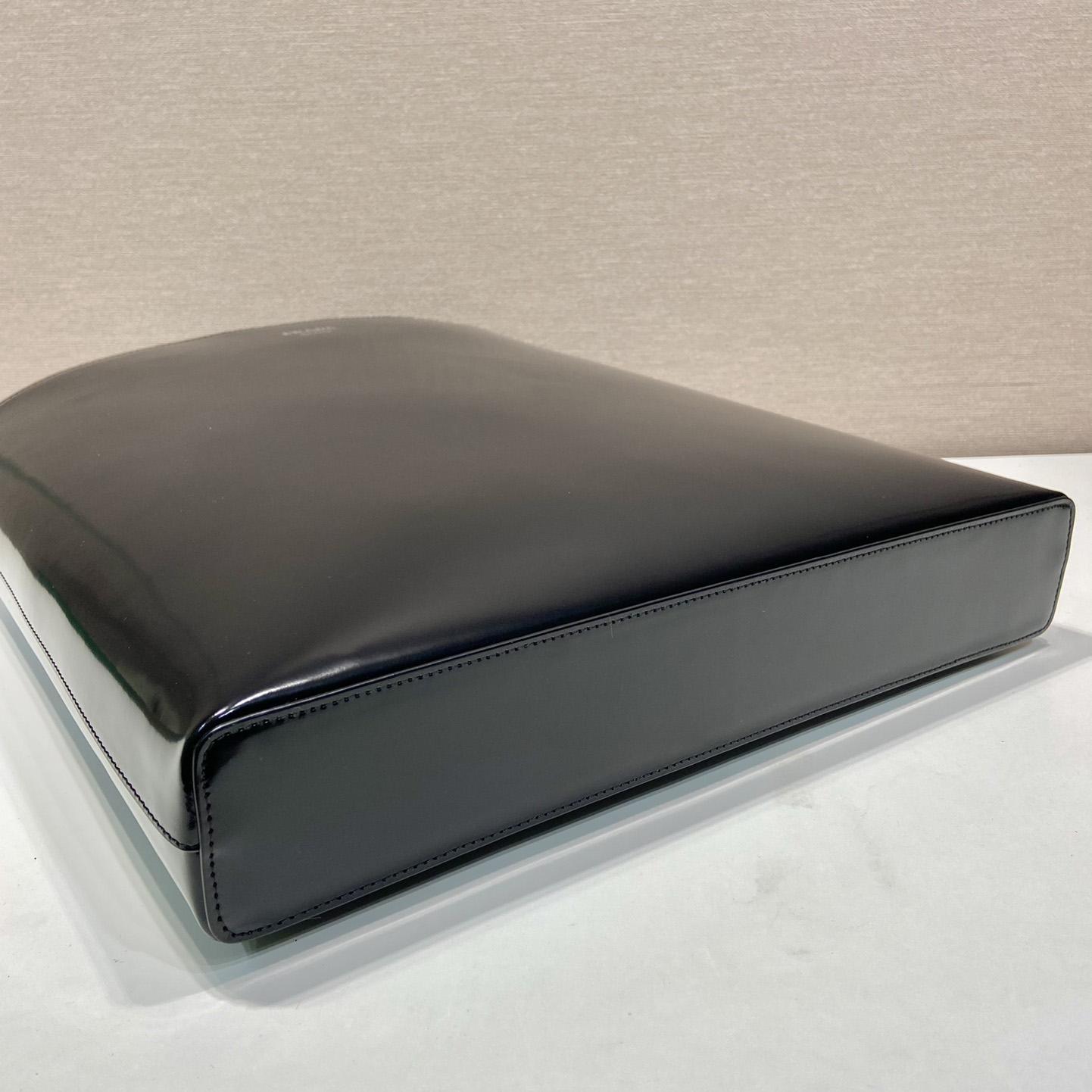 Prada Brushed Leather Tote With Water Bottle - DopestKickz