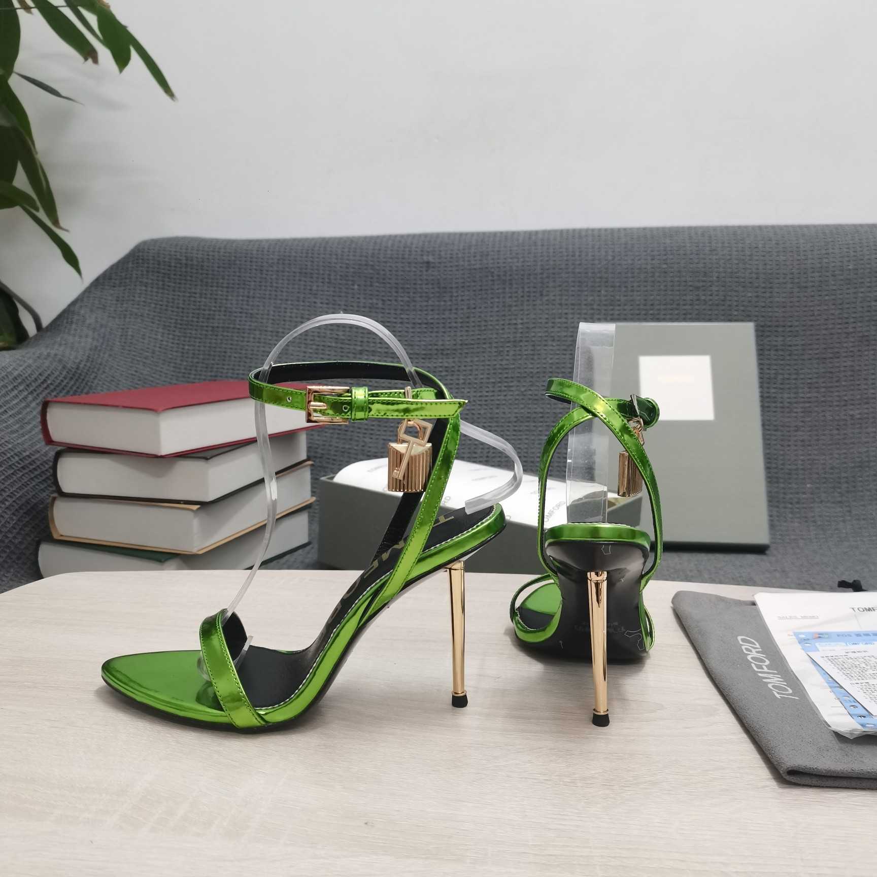 Tom Ford Naked 105mm Leather Sandals - DopestKickz