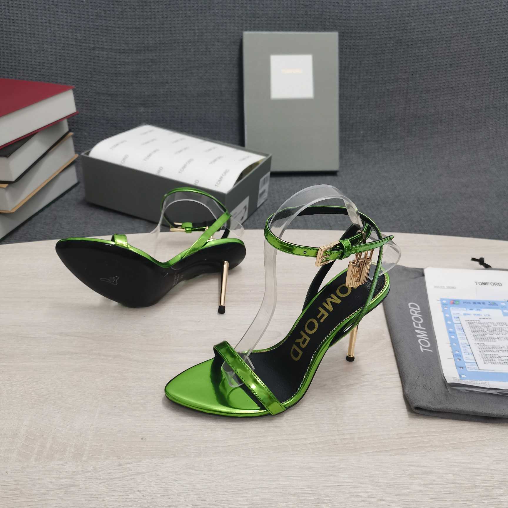 Tom Ford Naked 105mm Leather Sandals - DopestKickz