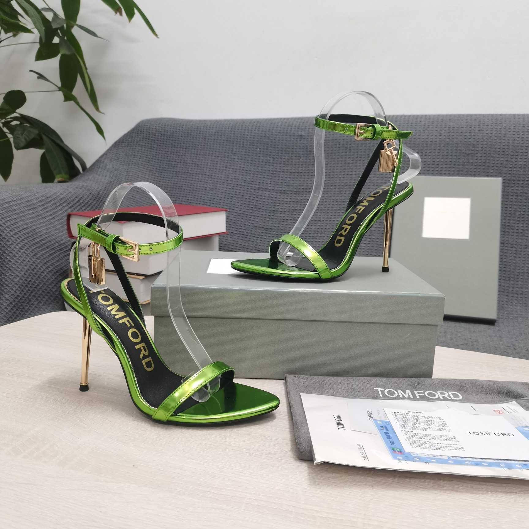 Tom Ford Naked 105mm Leather Sandals - DopestKickz