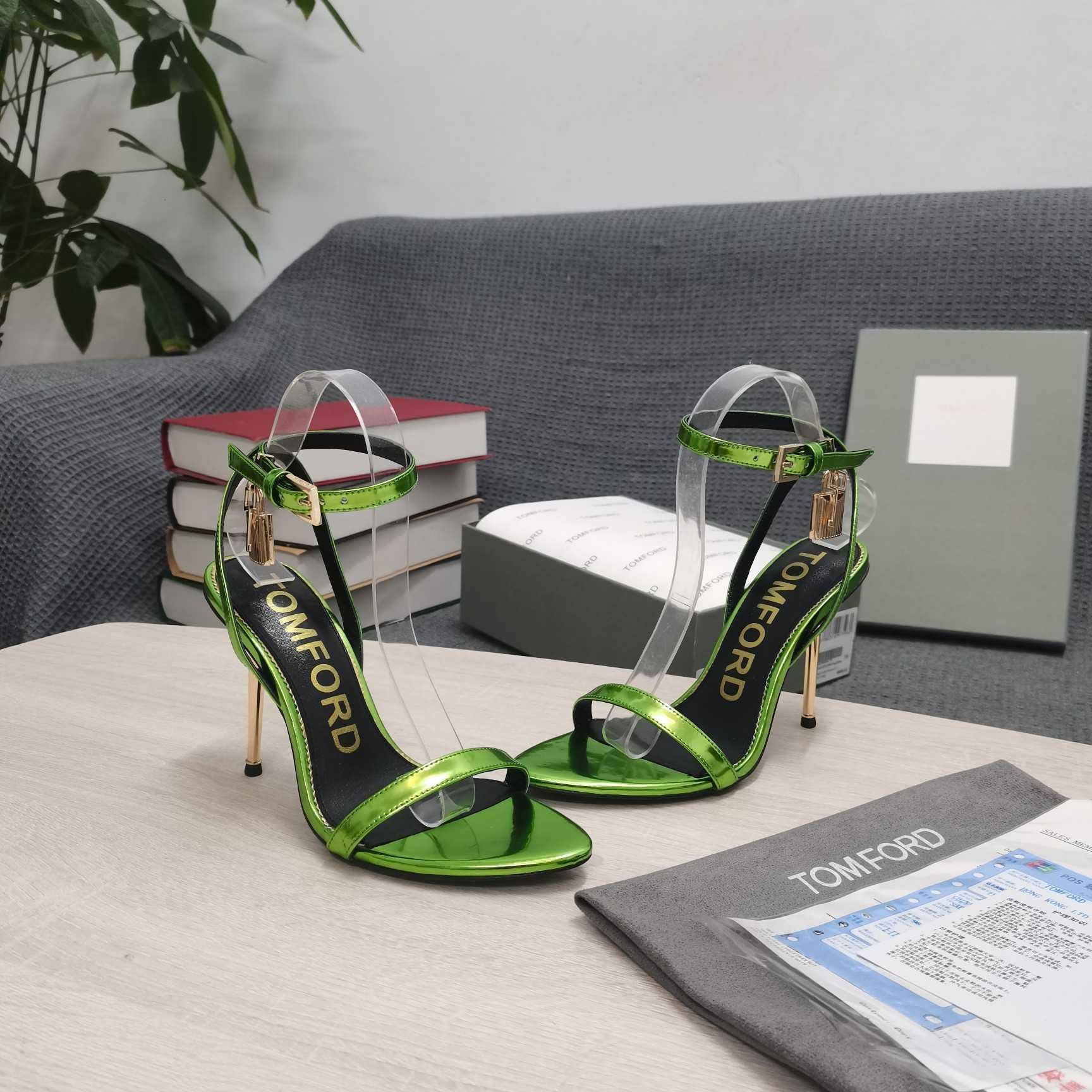 Tom Ford Naked 105mm Leather Sandals - DopestKickz