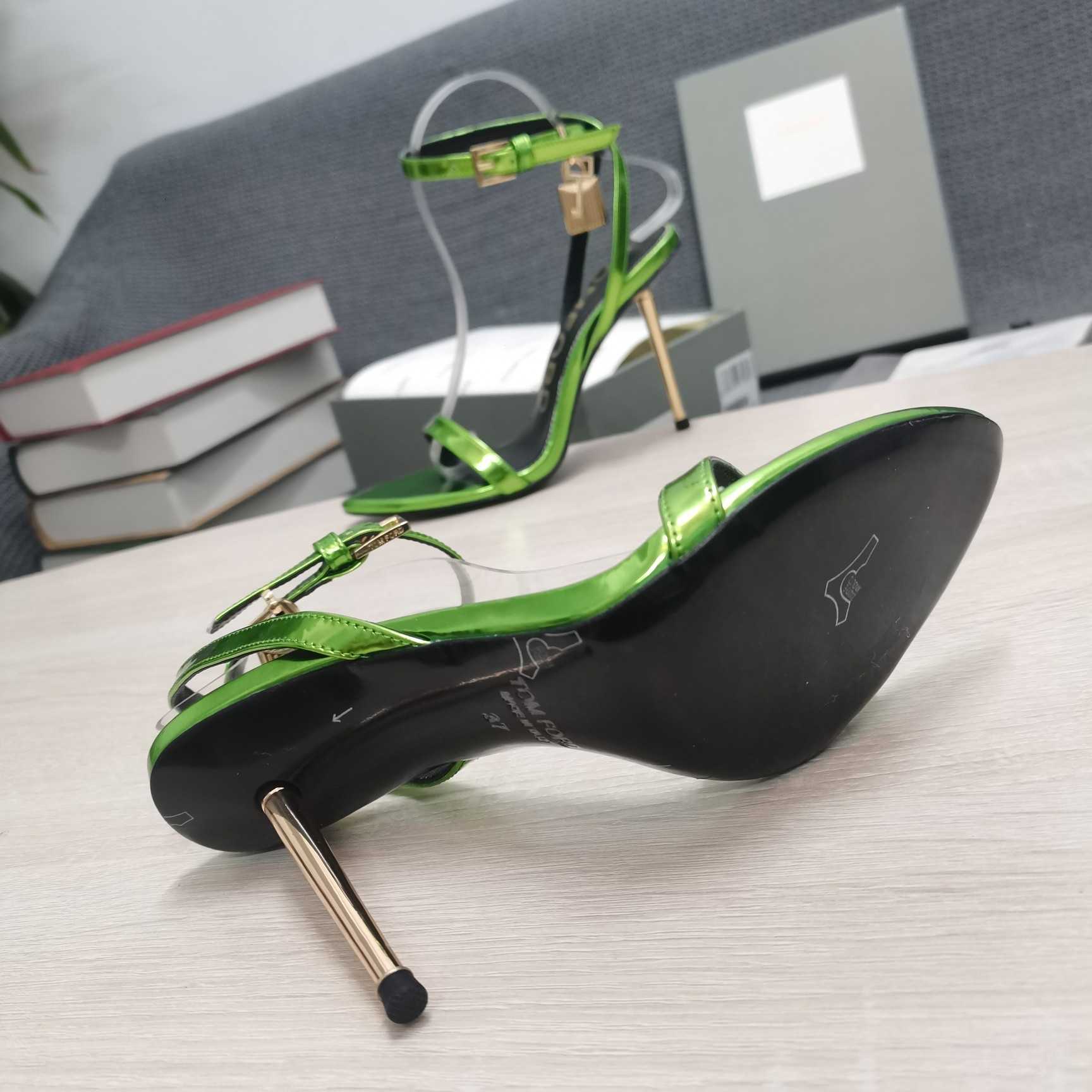 Tom Ford Naked 105mm Leather Sandals - DopestKickz