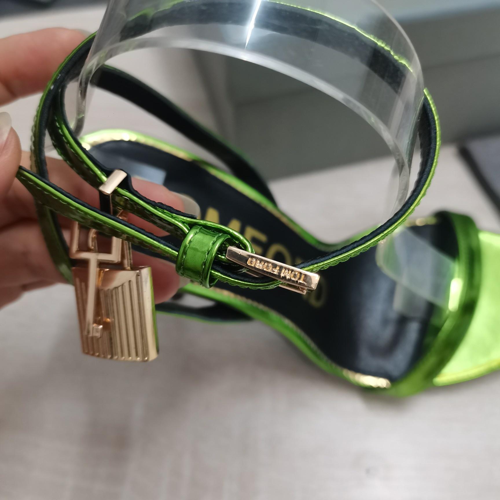 Tom Ford Naked 105mm Leather Sandals - DopestKickz