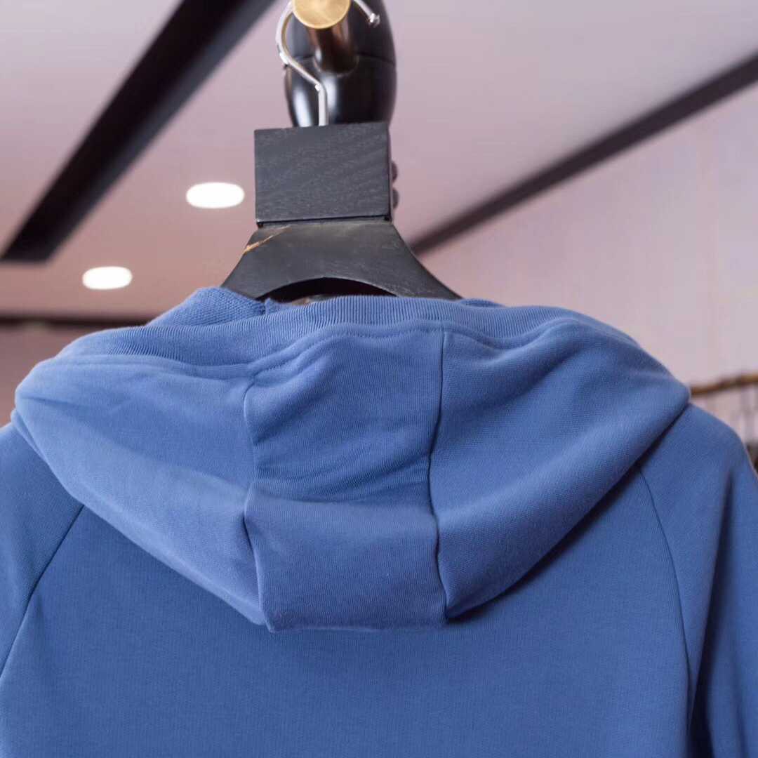 Thom Browne 4-Bar Zip-Up Cotton Hoodie - DopestKickz